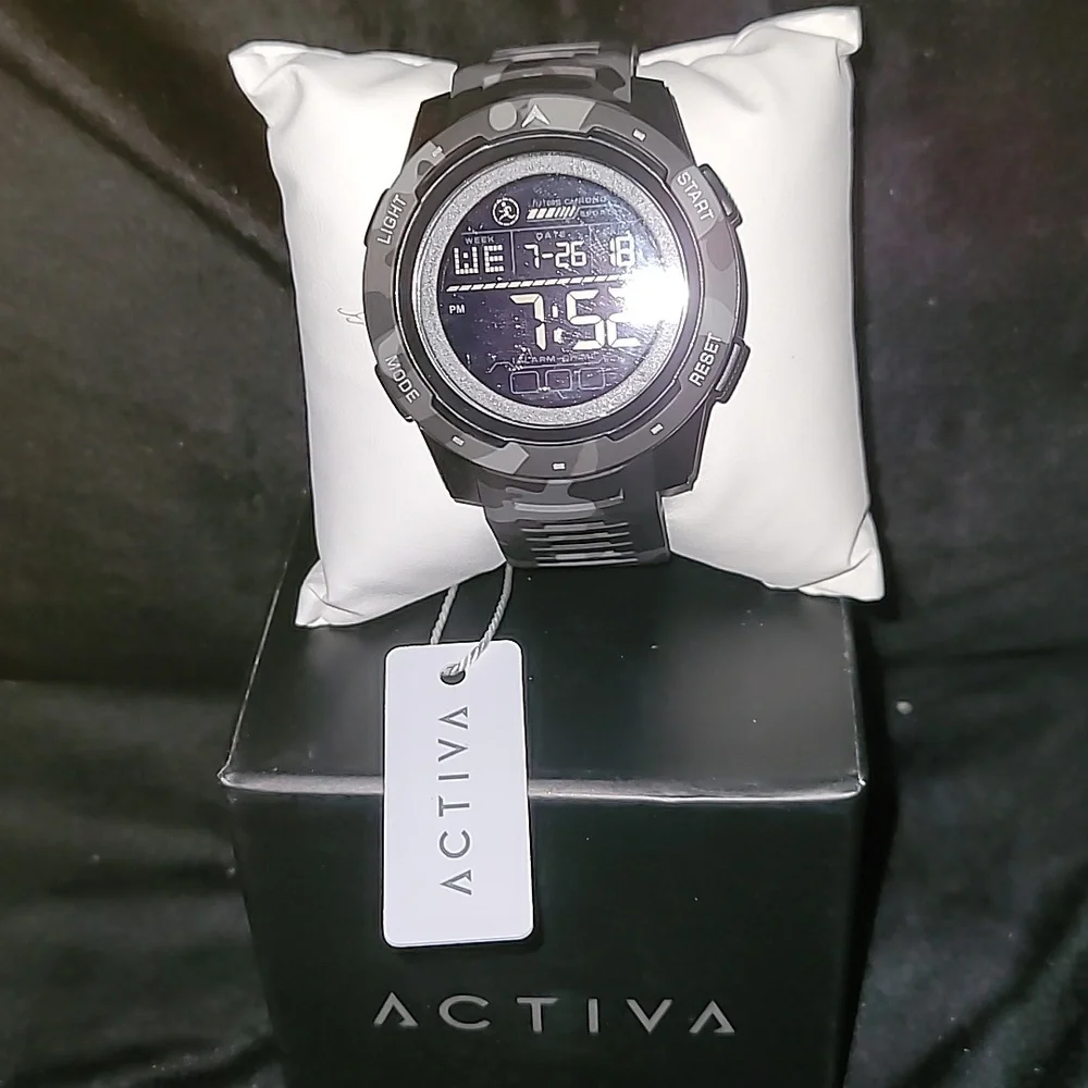NEW NIB Activa X Invicta Digital Men's Watch - 45mm (PF22409) ACW8105MC-002 Camo